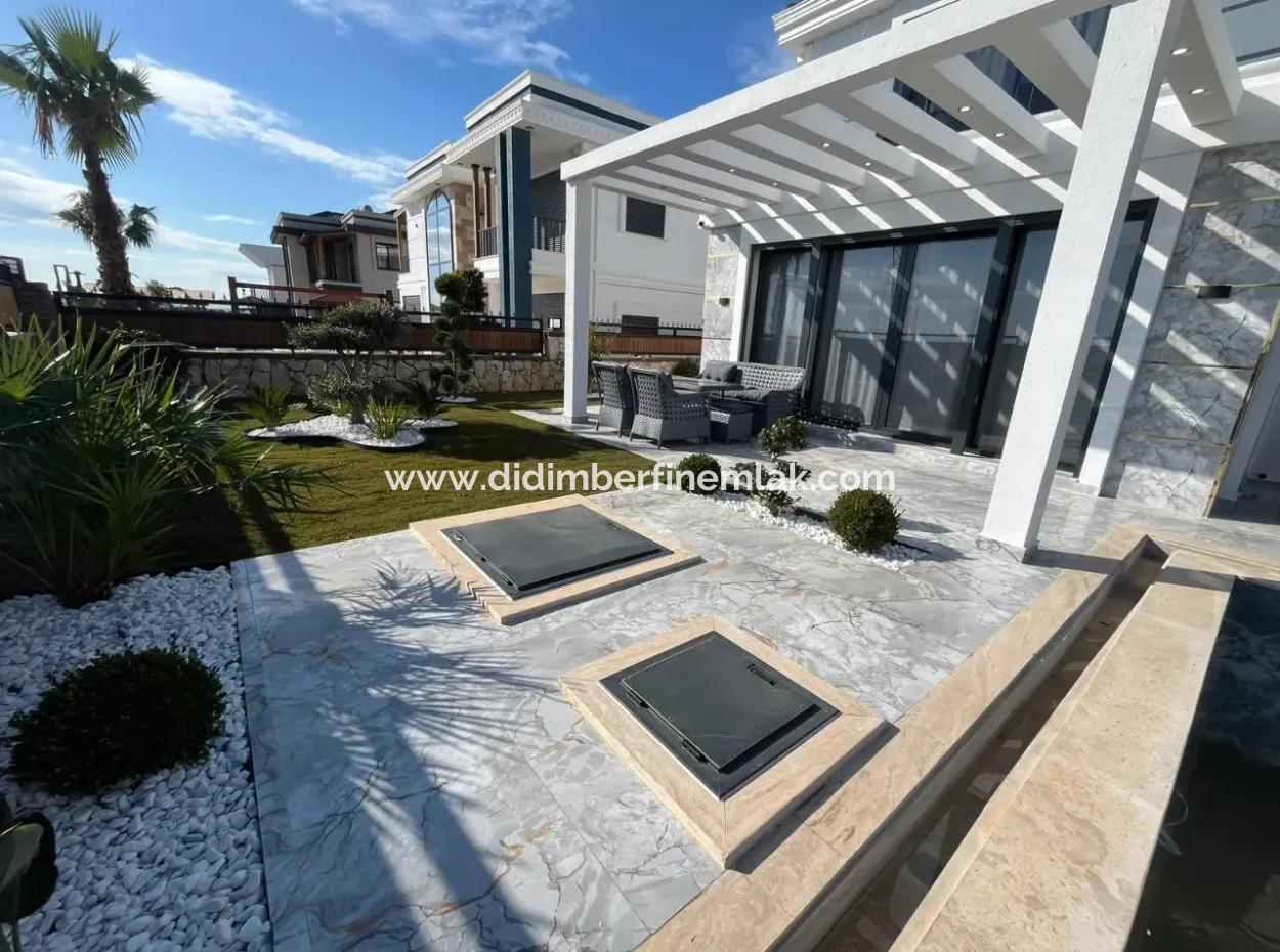 Fully Detached 4 1 Villa For Sale In Didim Hisar Neighborhood