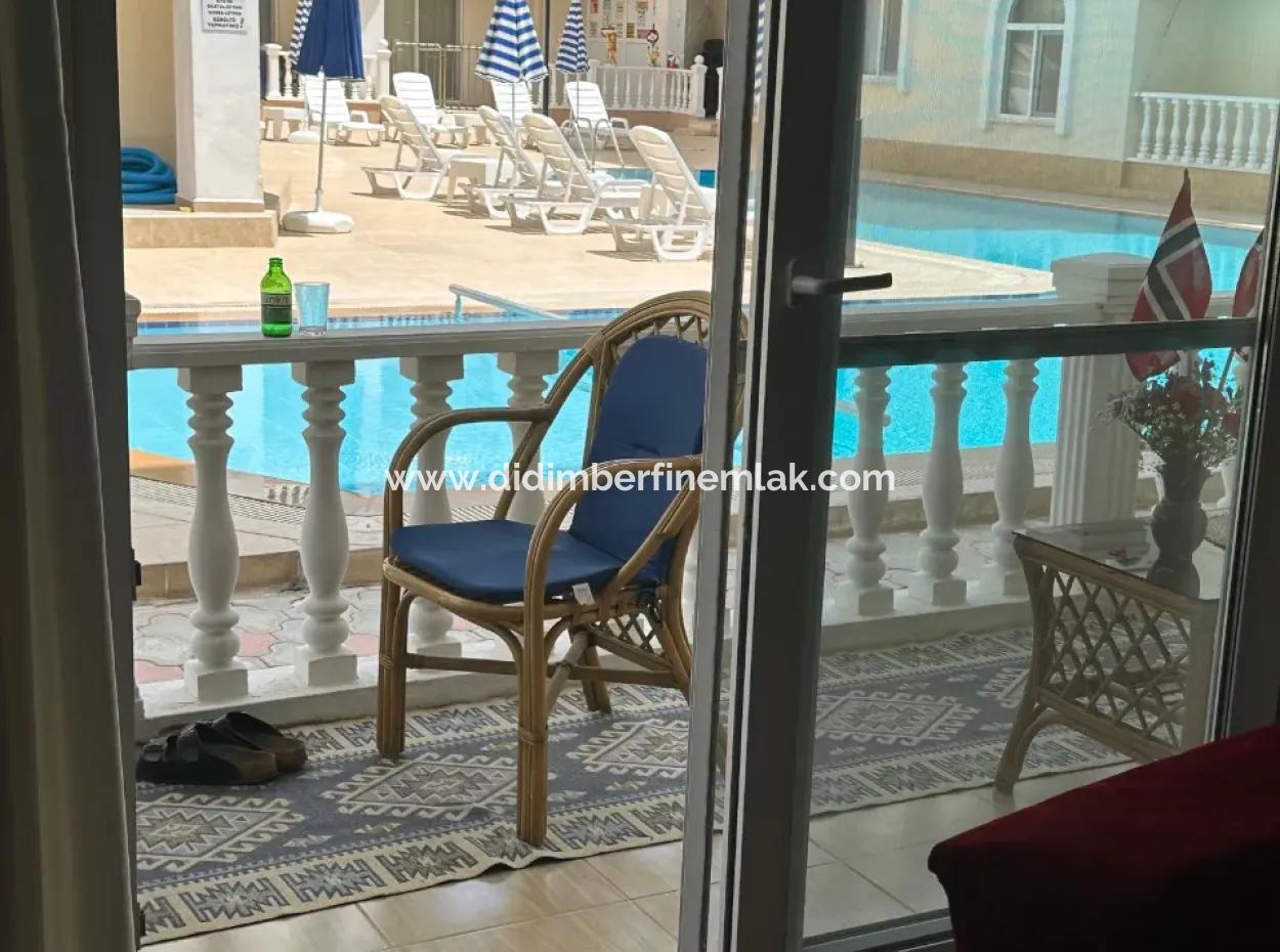 Didim Mavişehir De Havuzlu Site İçerisinde Eşyalı 2+1 Daire