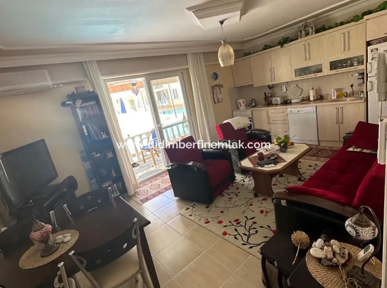 Didim Mavişehir De Havuzlu Site İçerisinde Eşyalı 2+1 Daire